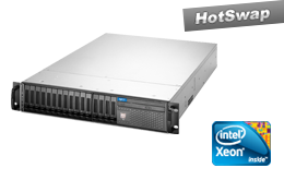 2HE Intel - Rack-Server - RECT RS-8680B16 - 2,5" HDD im 2HE Intel Xeon Nehalem Rack Server
