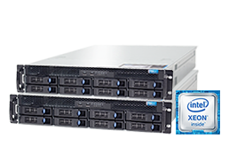 Failover - RECT™ RS-8685MR8 - Cluster - Two Dual-CPU 2U Rack Server with Intel Xeon E5-v4 CPUs