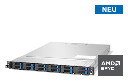 Server - Rack Server - 1HE - RECT™ RS-8539N12 - 1HE Rack Server mit brandneuen AMD EPYC 9004 CPUs bis 128 Kerne