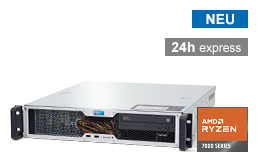 Server - Rack Server - 2HE - RECT™ RS-8628C - Kurzer 2HE Rack Server mit neuesten AMD Ryzen™ 7000 Prozessoren