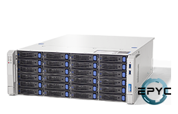 Server - Rack Server - 4HE - RECT™ RS-8838R24 - 4HE Rack Server mit AMD Epyc Milan CPUs für bis zu 128 Kerne