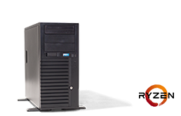 Silent-Server - RECT™ TS-3225C4-T - Entry Tower-Server with AMD Ryzen™ 5000 Processor