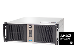 Silent-Server - RECT™ RS-8828C5 - Short 4U Rack Server with all-new AMD Ryzen 9000 processors