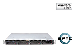 Virtualization - VMware - RS-8535VR4 - 1U Rack Server with single AMD EPYC Milan CPU up to 64 Cores