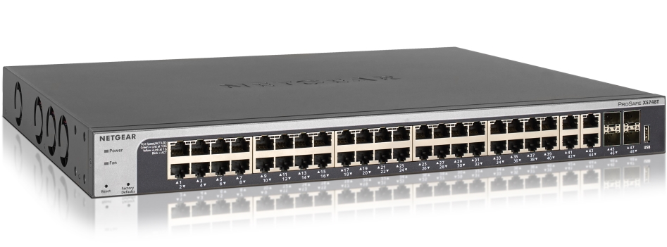 Netgear ProSAFE XS748T 10-Gigabit Smart Managed Switch Netgear ProSAFE XS748T 10-Gigabit Smart Managed Switch