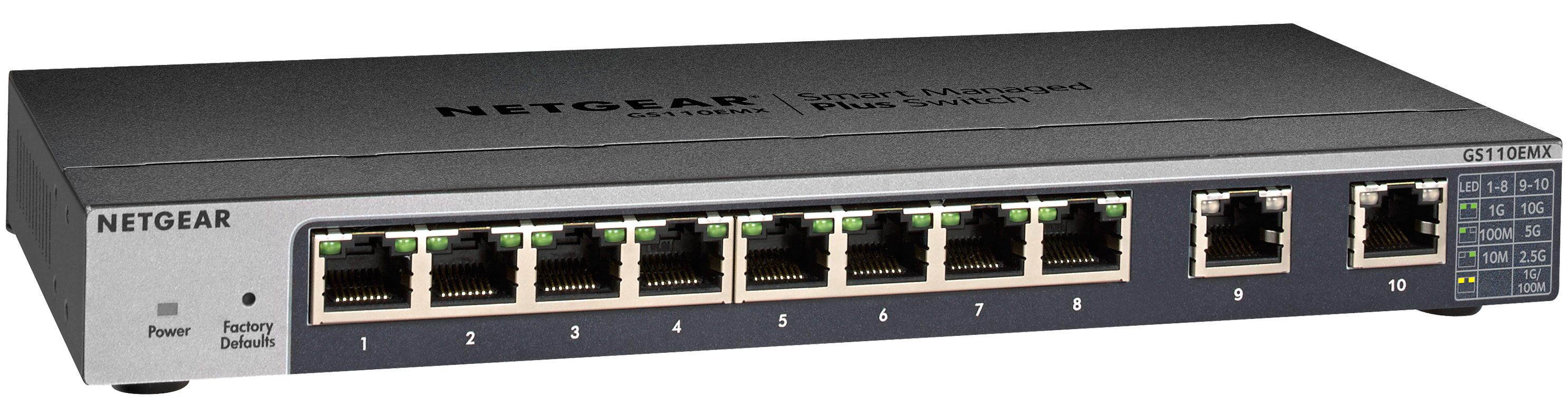 Netgear GS110EMX Multi-Gigabit Smart Managed Switch