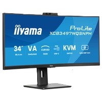 34" iiyama Prolite LED-Monitor XCB3497WQSNPH-B1 (Schwarz)